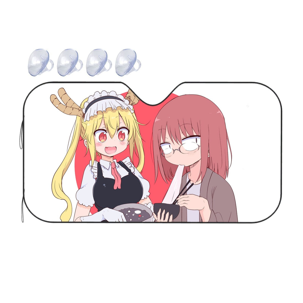 Anime Miss Kobayashi's Dragon Maid Car Sunshade