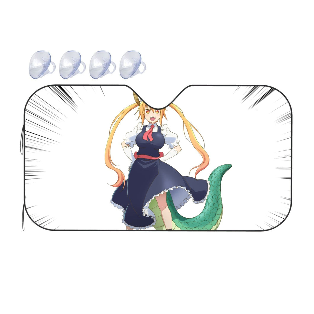 Anime Miss Kobayashi's Dragon Maid Car Sunshade