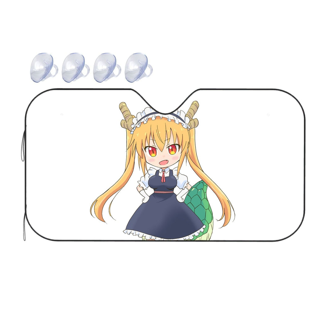 Anime Miss Kobayashi's Dragon Maid Car Sunshade