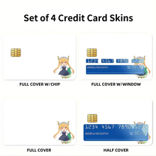 Load image into Gallery viewer, Anime Miss Kobayashi&#39;s Dragon Maid Credit Card Skins (4-in-1 Pack)
