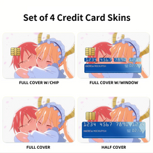 Load image into Gallery viewer, Anime Miss Kobayashi&#39;s Dragon Maid Credit Card Skins (4-in-1 Pack)
