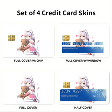Load image into Gallery viewer, Anime Miss Kobayashi&#39;s Dragon Maid  Credit Card Skins (4-in-1 Pack)
