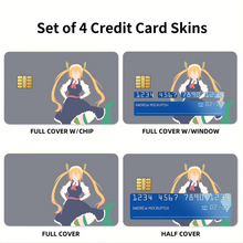 Load image into Gallery viewer, Anime Miss Kobayashi&#39;s Dragon Maid Credit Card Skins (4-in-1 Pack)
