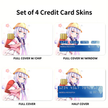 Load image into Gallery viewer, Anime Miss Kobayashi&#39;s Dragon Maid Credit Card Skins (4-in-1 Pack)
