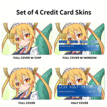 Load image into Gallery viewer, Anime Miss Kobayashi&#39;s Dragon Maid Credit Card Skins (4-in-1 Pack)
