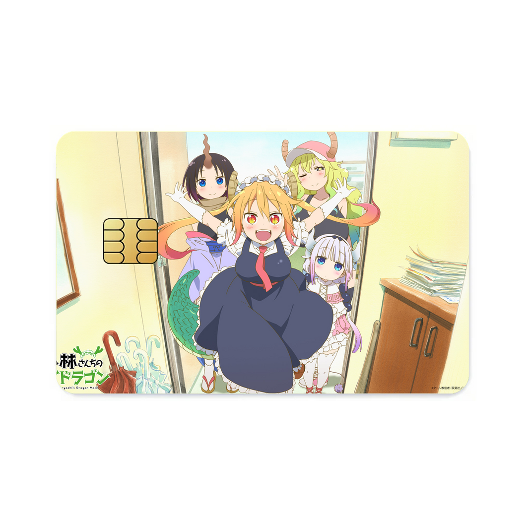 Anime Miss Kobayashi's Dragon Maid Credit Card Skins (4-in-1 Pack)