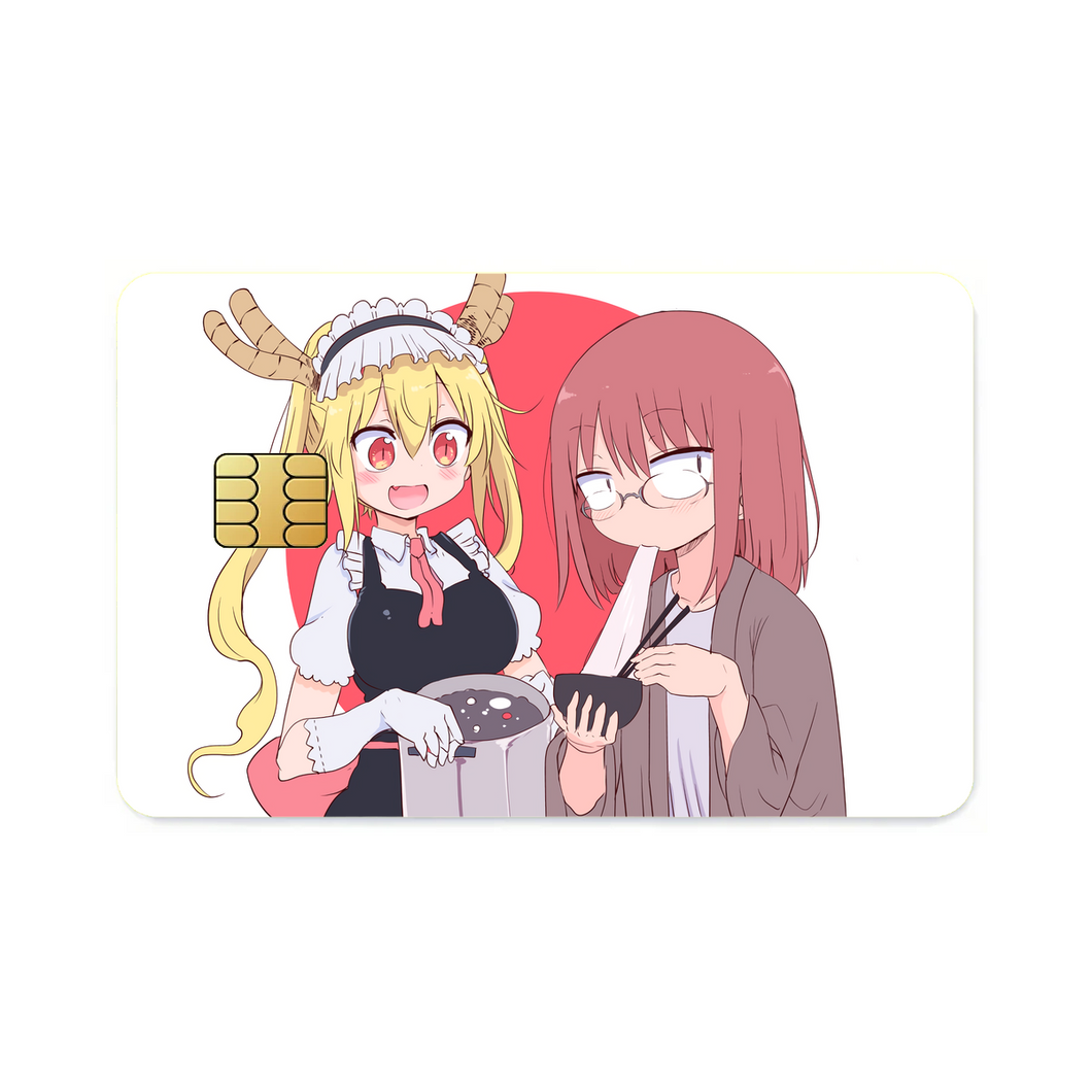 Anime Miss Kobayashi's Dragon Maid Credit Card Skins (4-in-1 Pack)