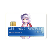 Load image into Gallery viewer, Anime Miss Kobayashi&#39;s Dragon Maid Credit Card Skins (4-in-1 Pack)

