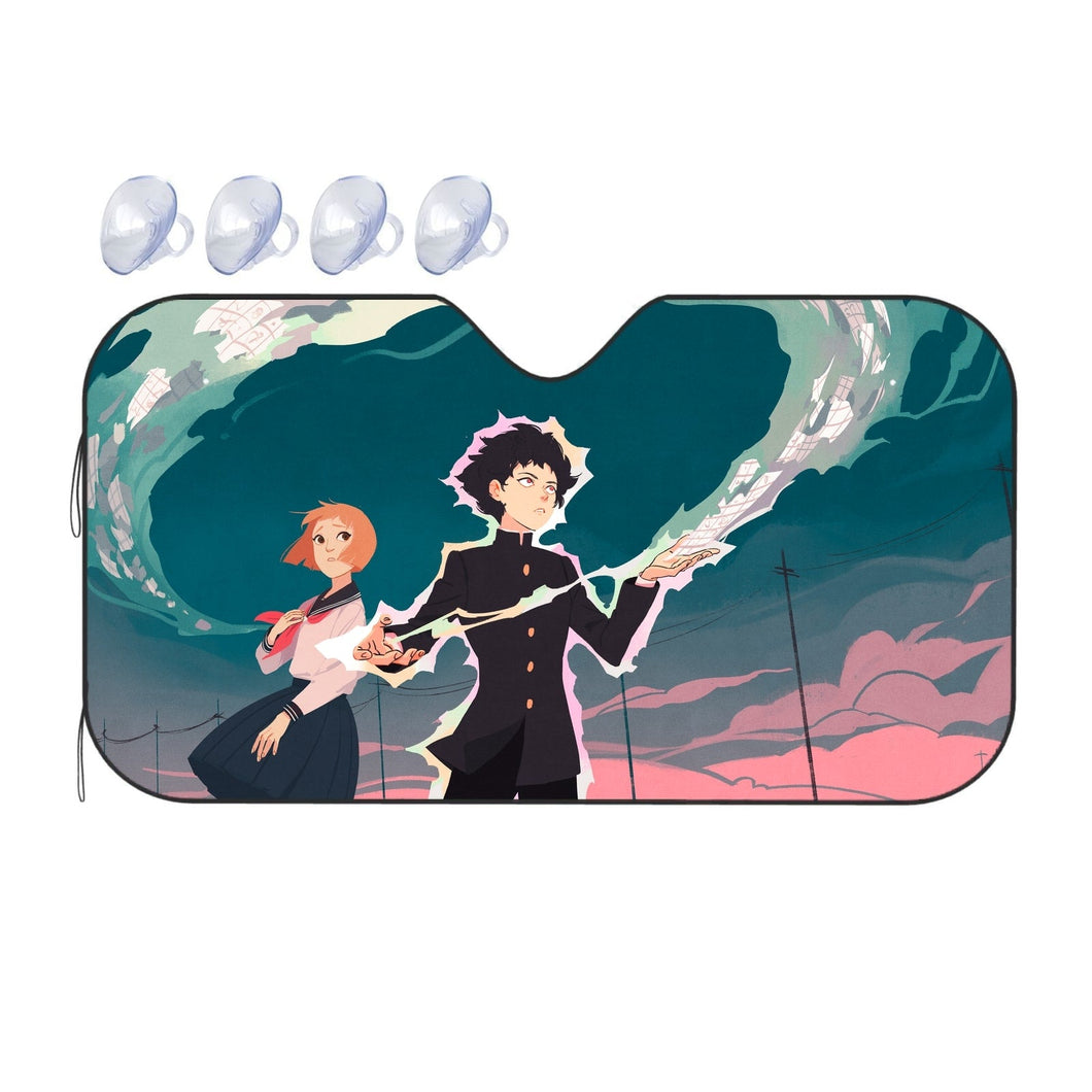 Anime Mob Psycho 100  Car Sunshade
