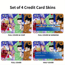 Load image into Gallery viewer, Anime Mob Psycho 100 Credit Card Skins (4-in-1 Pack)
