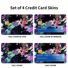 Load image into Gallery viewer, Anime Mob Psycho 100  Credit Card Skins (4-in-1 Pack)
