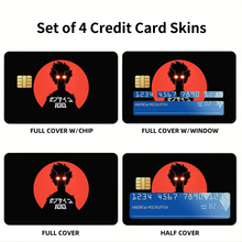 Load image into Gallery viewer, Anime Mob Psycho 100  Credit Card Skins (4-in-1 Pack)
