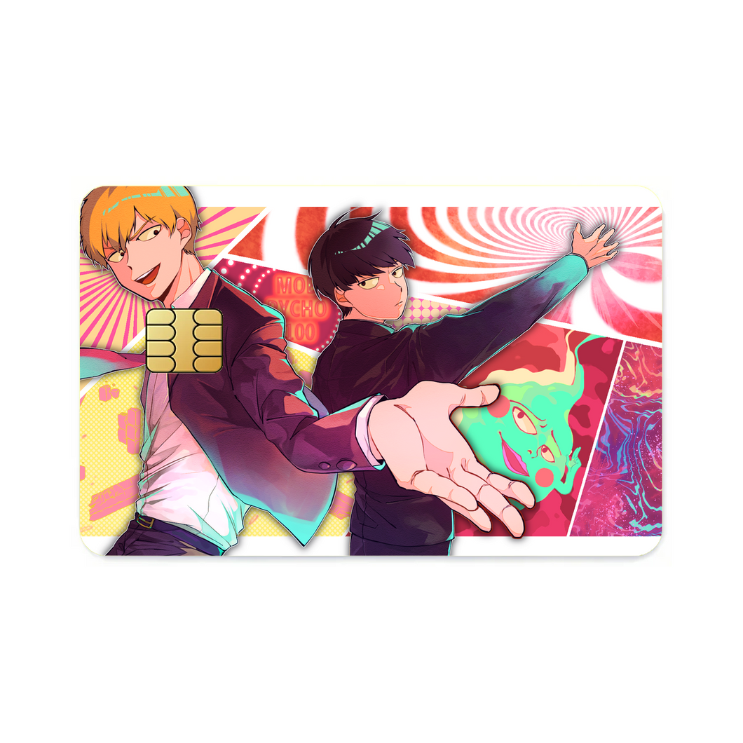 Anime Mob Psycho 100 Credit Card Skins (4-in-1 Pack)