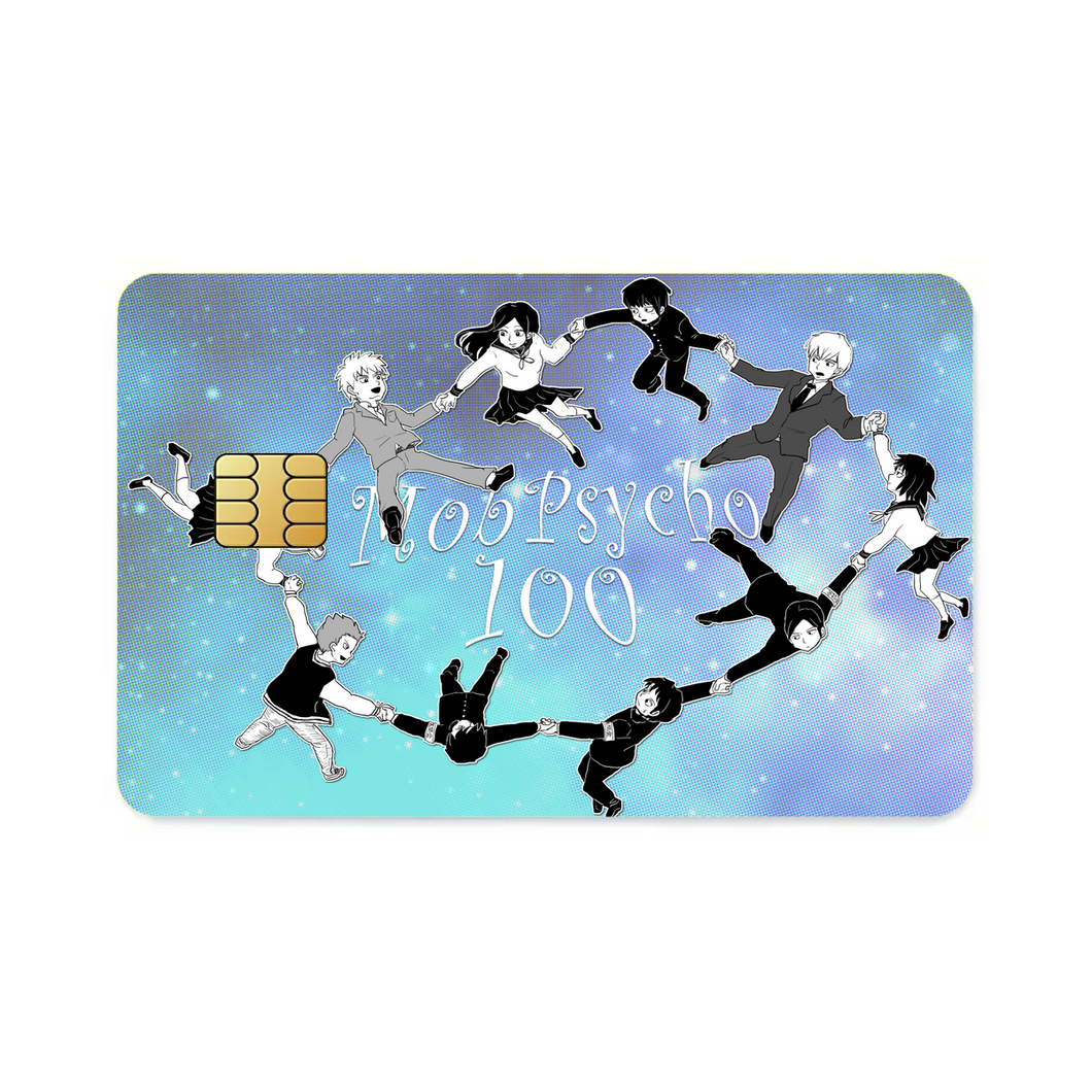 Anime Mob Psycho 100 Credit Card Skins (4-in-1 Pack)