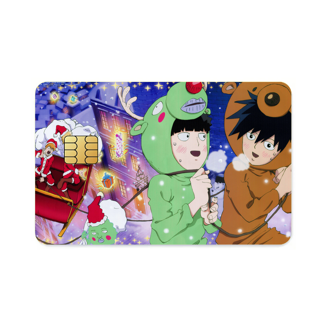 Anime Mob Psycho 100 Credit Card Skins (4-in-1 Pack)