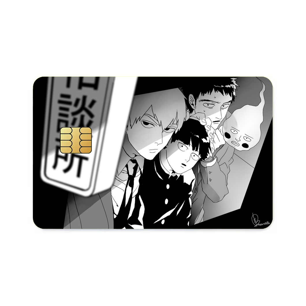 Anime Mob Psycho 100 Credit Card Skins (4-in-1 Pack)