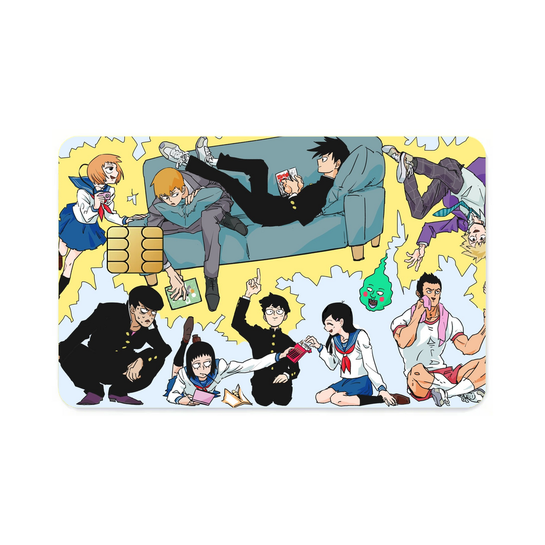 Anime Mob Psycho 100 Credit Card Skins (4-in-1 Pack)