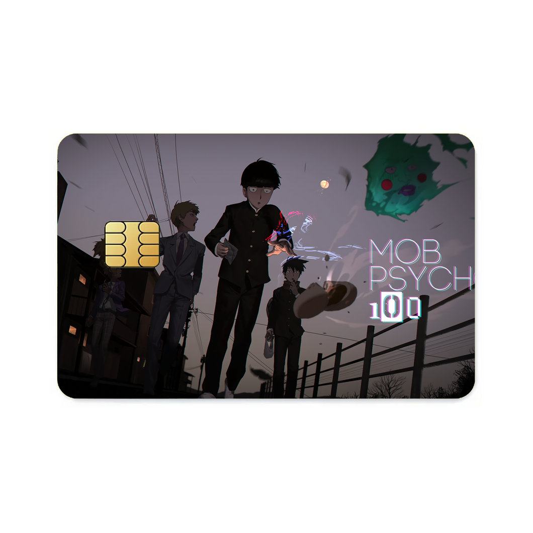 Anime Mob Psycho 100r Credit Card Skins (4-in-1 Pack)