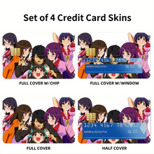 Load image into Gallery viewer, Anime Monogatari (Series) Credit Card Skins (4-in-1 Pack)
