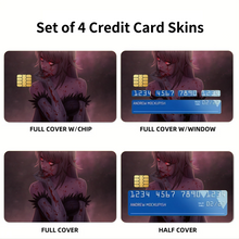 Load image into Gallery viewer, Anime Monogatari (Series)  Credit Card Skins (4-in-1 Pack)

