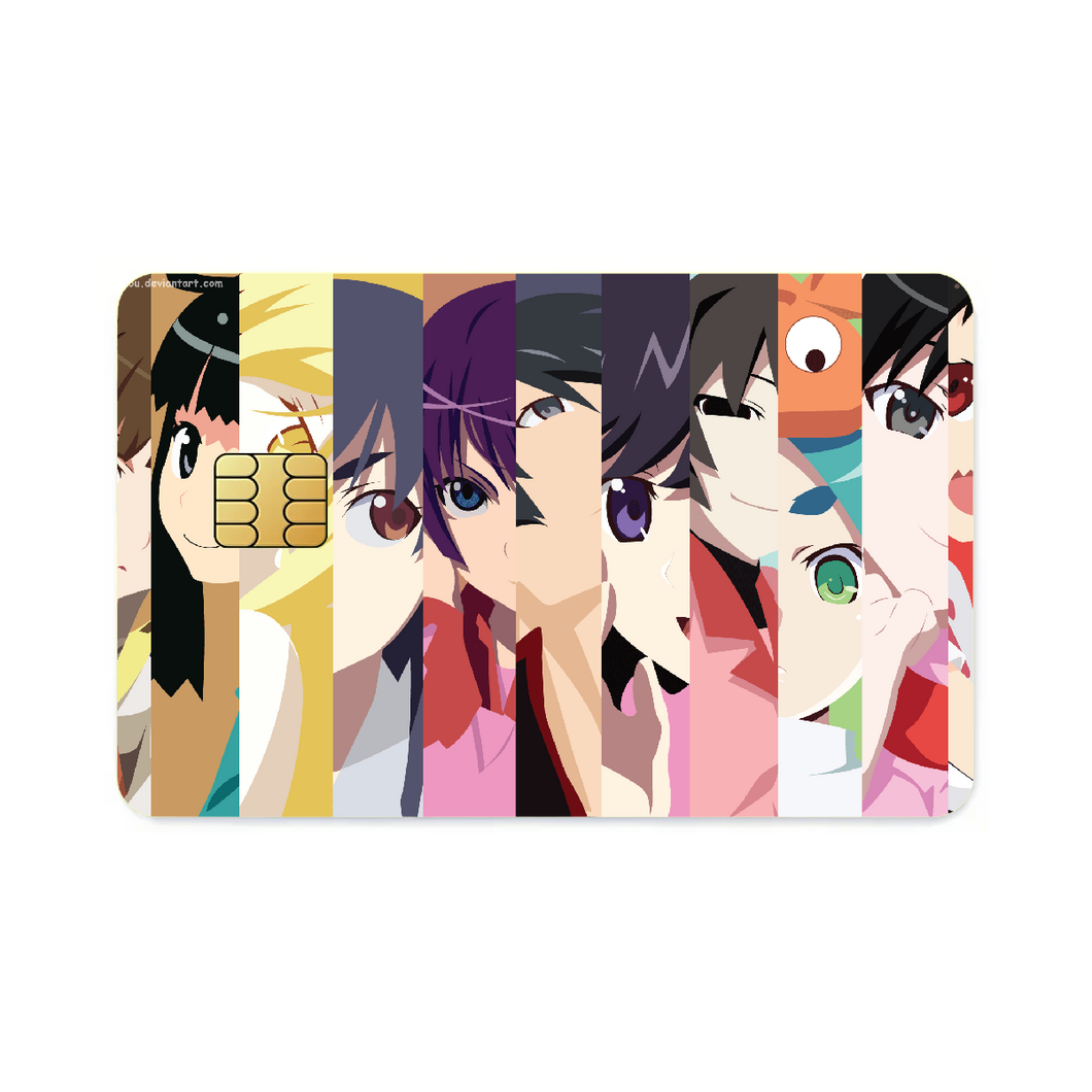 Anime Monogatari (Series) Credit Card Skins (4-in-1 Pack)
