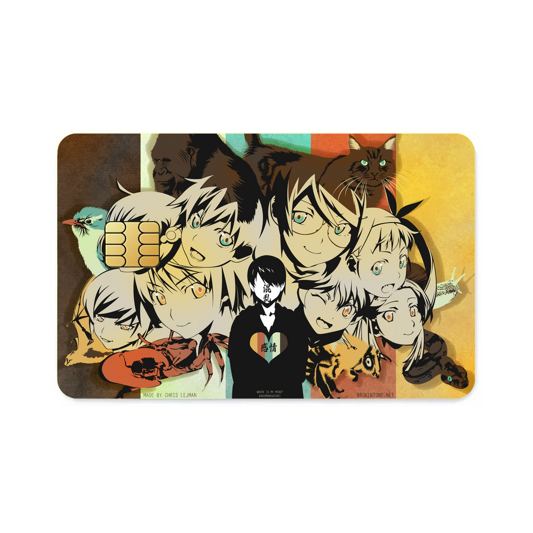 Anime Monogatari (Series) Credit Card Skins (4-in-1 Pack)