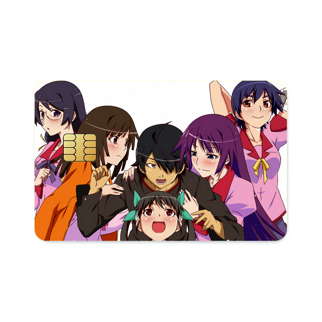Anime Monogatari (Series) Credit Card Skins (4-in-1 Pack)