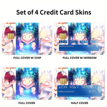 Load image into Gallery viewer, Anime My Hero Academia Credit Card Skins (4-in-1 Pack)
