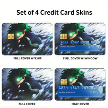 Load image into Gallery viewer, Anime My Hero Academia Credit Card Skins (4-in-1 Pack)
