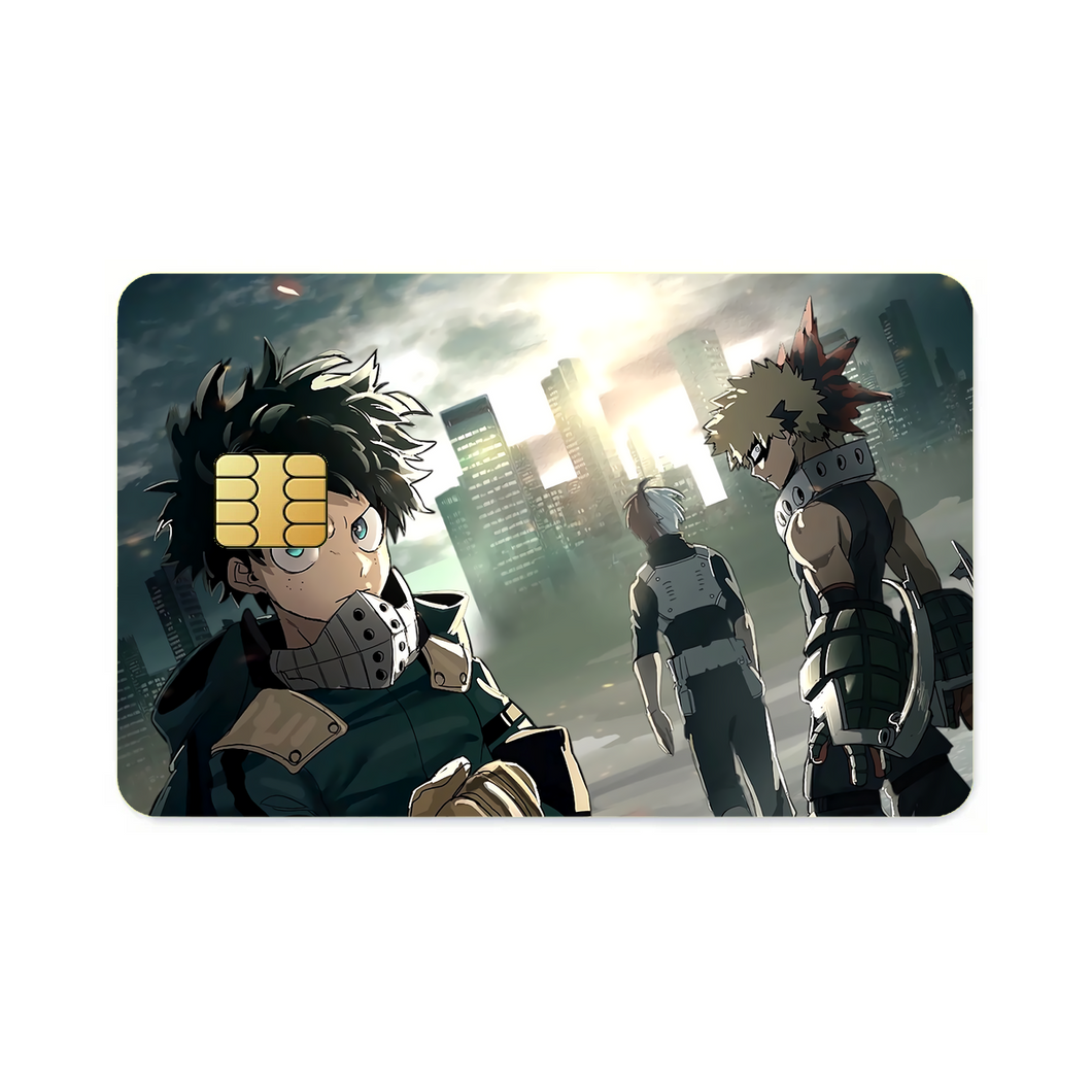 Anime My Hero Academia Credit Card Skins (4-in-1 Pack)