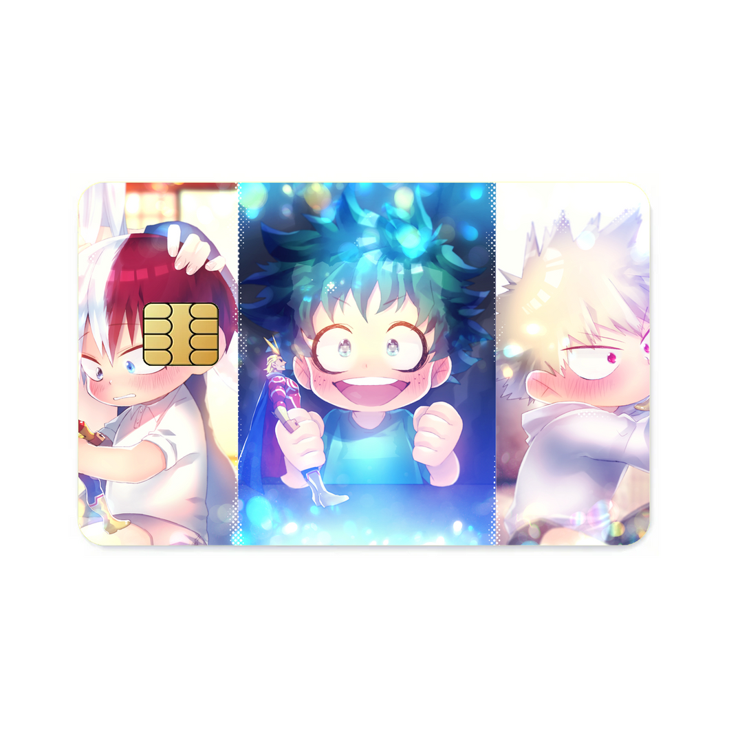 Anime My Hero Academia Credit Card Skins (4-in-1 Pack)
