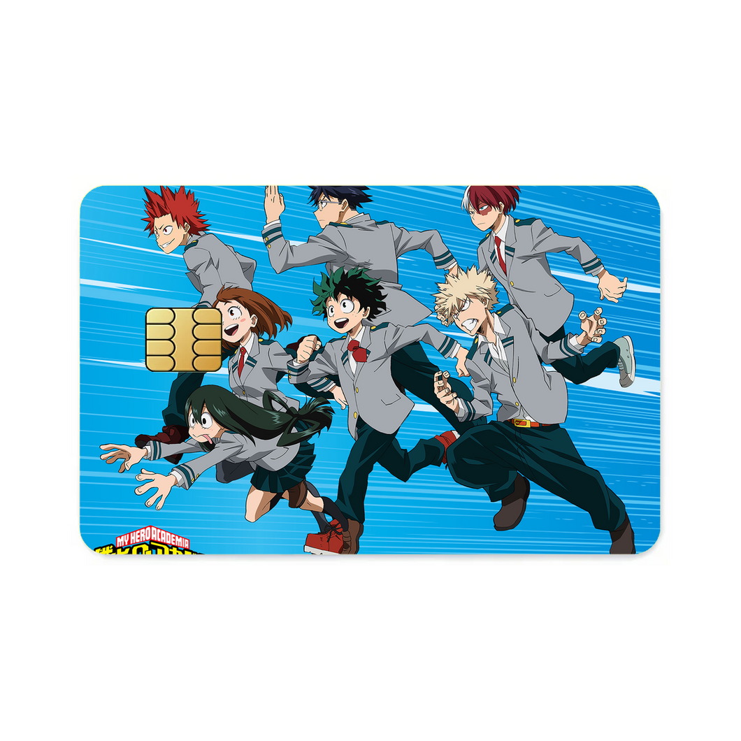 Anime My Hero Academia Credit Card Skins (4-in-1 Pack)