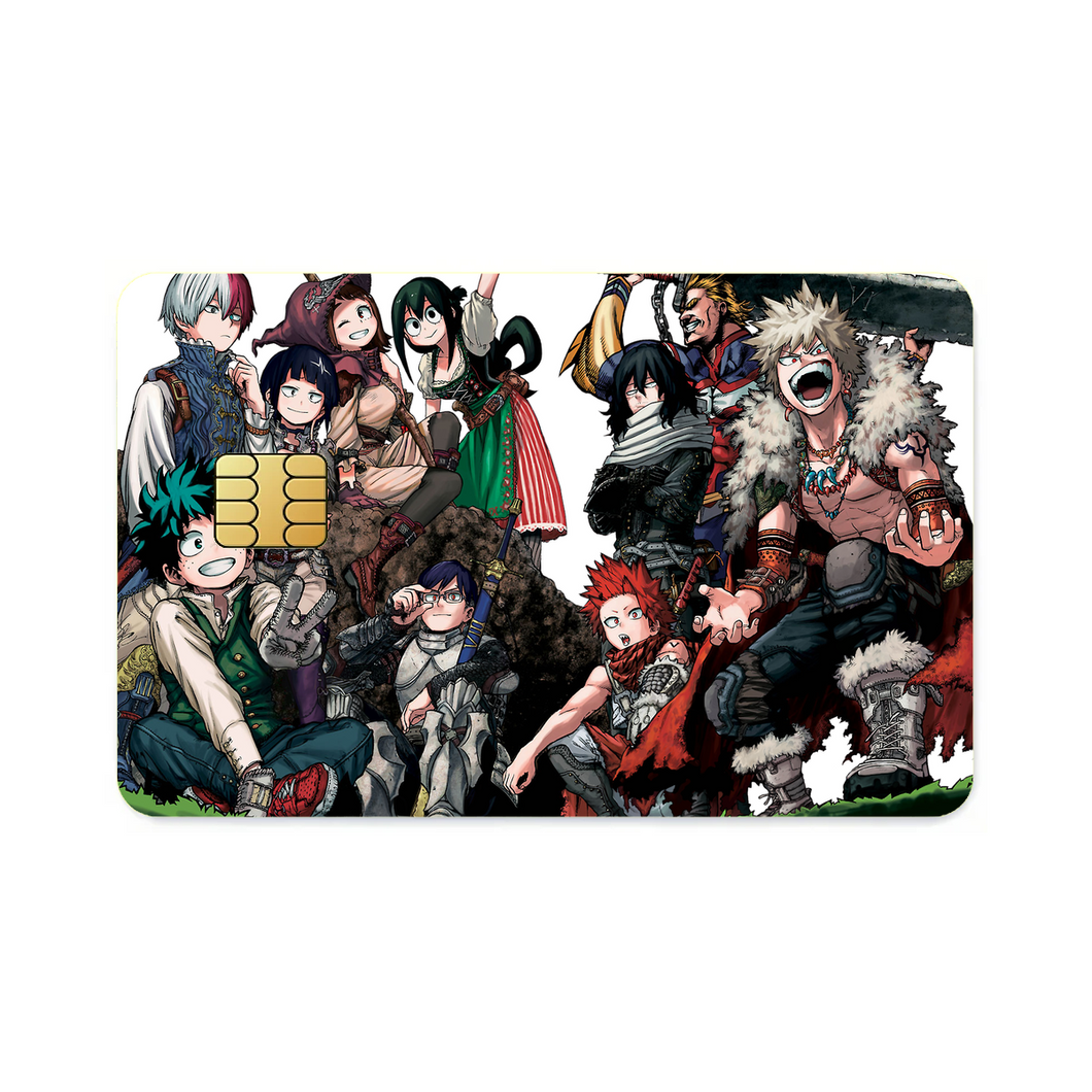 Anime My Hero Academia Credit Card Skins (4-in-1 Pack)