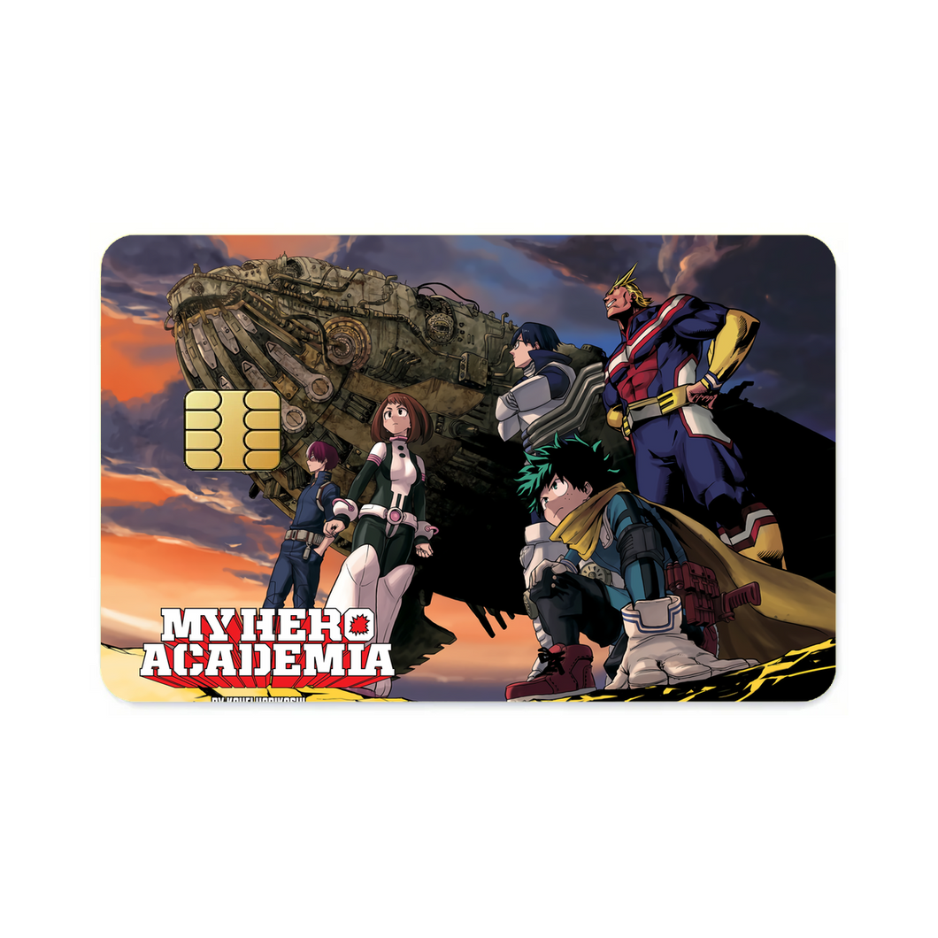Anime My Hero Academia Credit Card Skins (4-in-1 Pack)