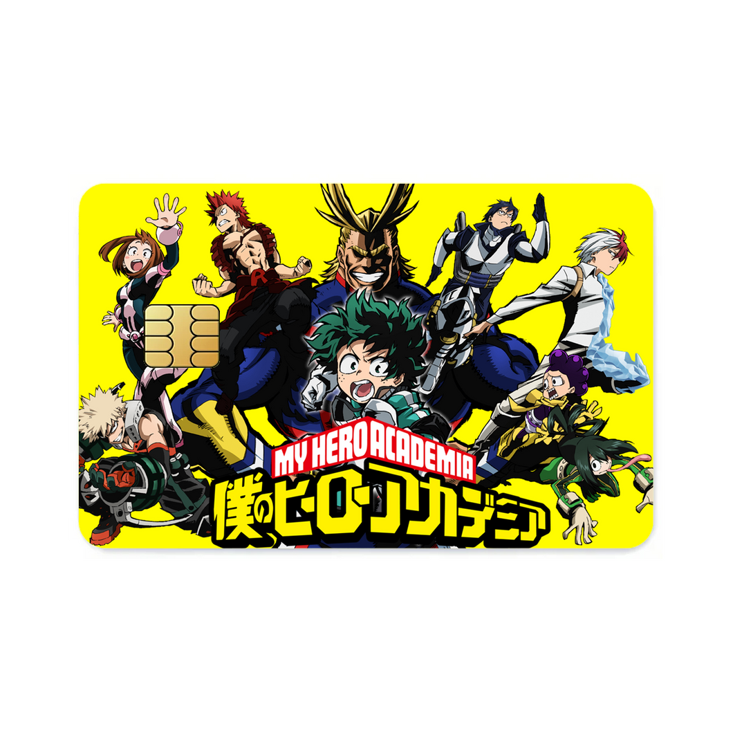 Anime My Hero Academia Credit Card Skins (4-in-1 Pack)