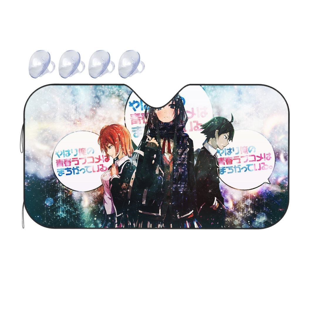 Anime My Teen Romantic Comedy SNAFU  Car Sunshade