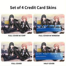 Load image into Gallery viewer, Anime My Teen Romantic Comedy SNAFU  Credit Card Skins (4-in-1 Pack)
