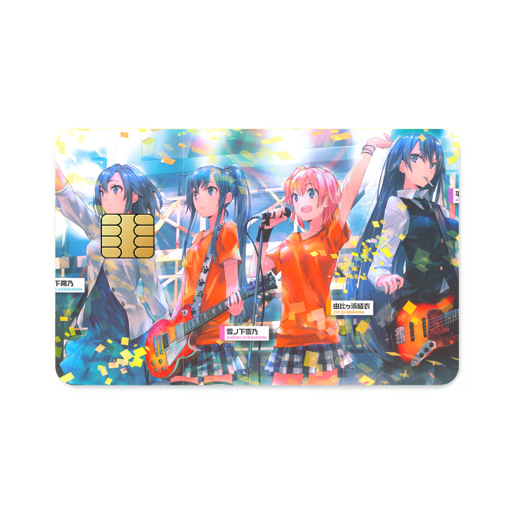 Anime My Teen Romantic Comedy SNAFU Credit Card Skins (4-in-1 Pack)