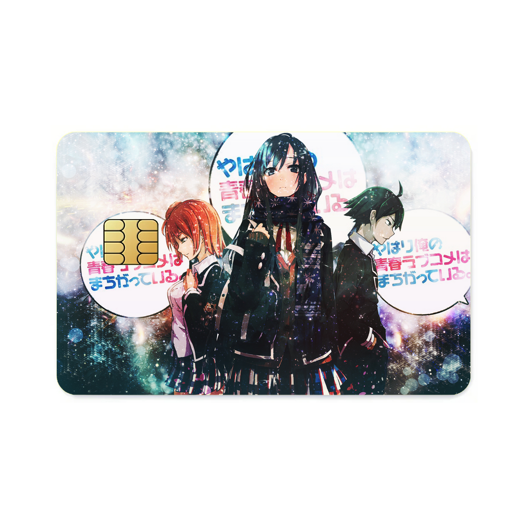 Anime My Teen Romantic Comedy SNAFU  Credit Card Skins (4-in-1 Pack)
