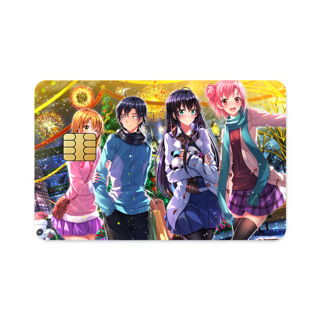 Anime My Teen Romantic Comedy SNAFU  Credit Card Skins (4-in-1 Pack)
