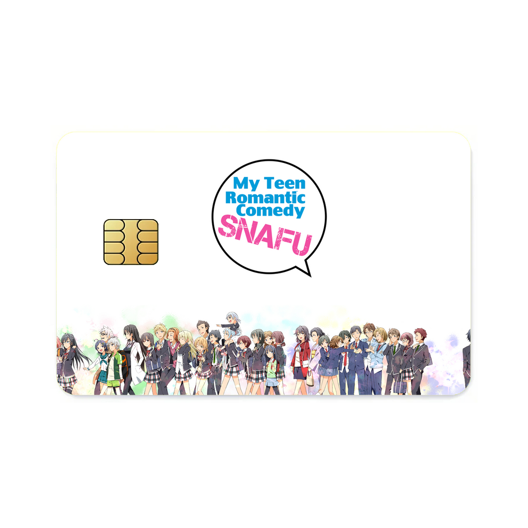 Anime My Teen Romantic Comedy SNAFU  Credit Card Skins (4-in-1 Pack)