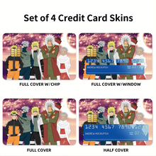 Load image into Gallery viewer, Anime Naruto  Credit Card Skins (4-in-1 Pack)
