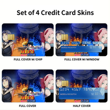 Load image into Gallery viewer, Anime Naruto  Credit Card Skins (4-in-1 Pack)
