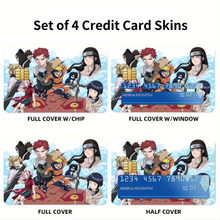 Load image into Gallery viewer, Anime Naruto  Credit Card Skins (4-in-1 Pack)
