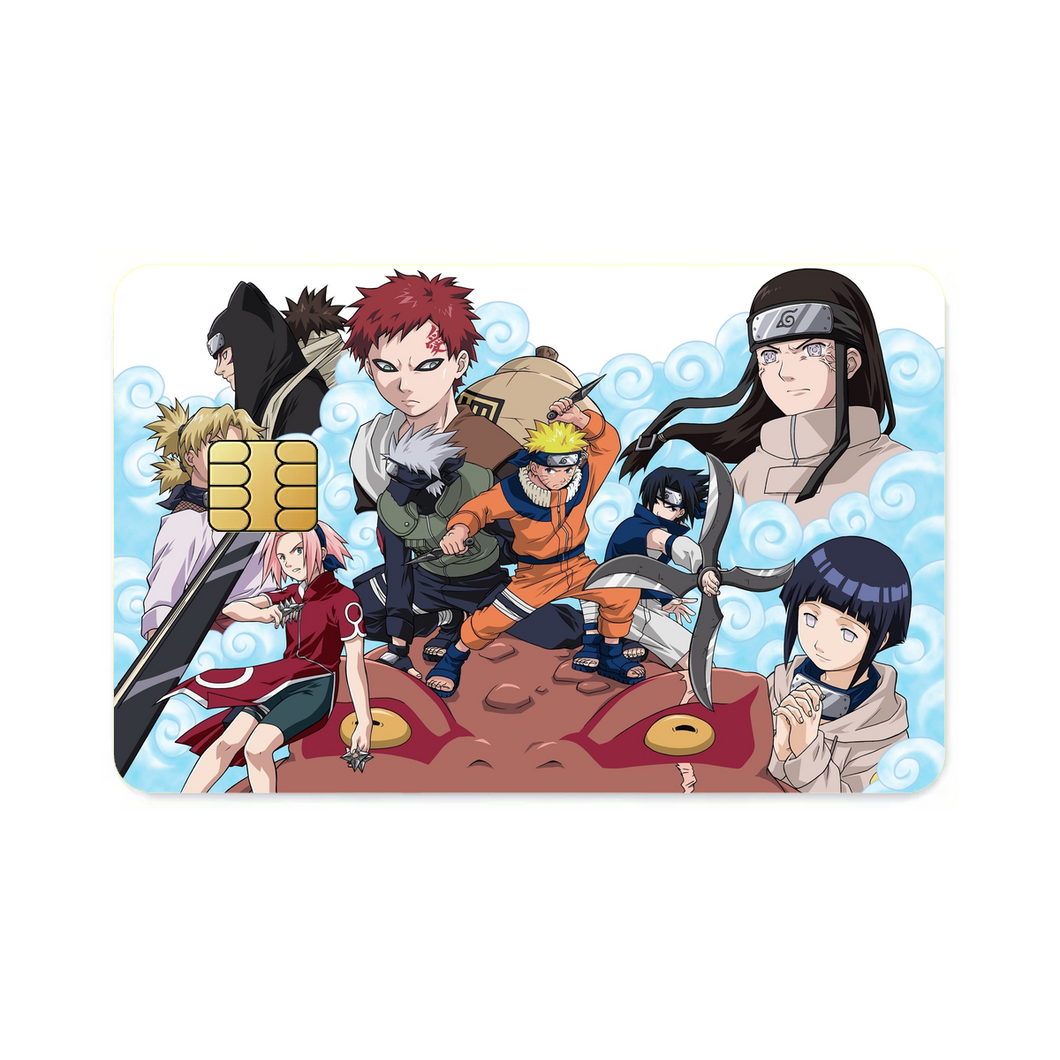 Anime Naruto  Credit Card Skins (4-in-1 Pack)
