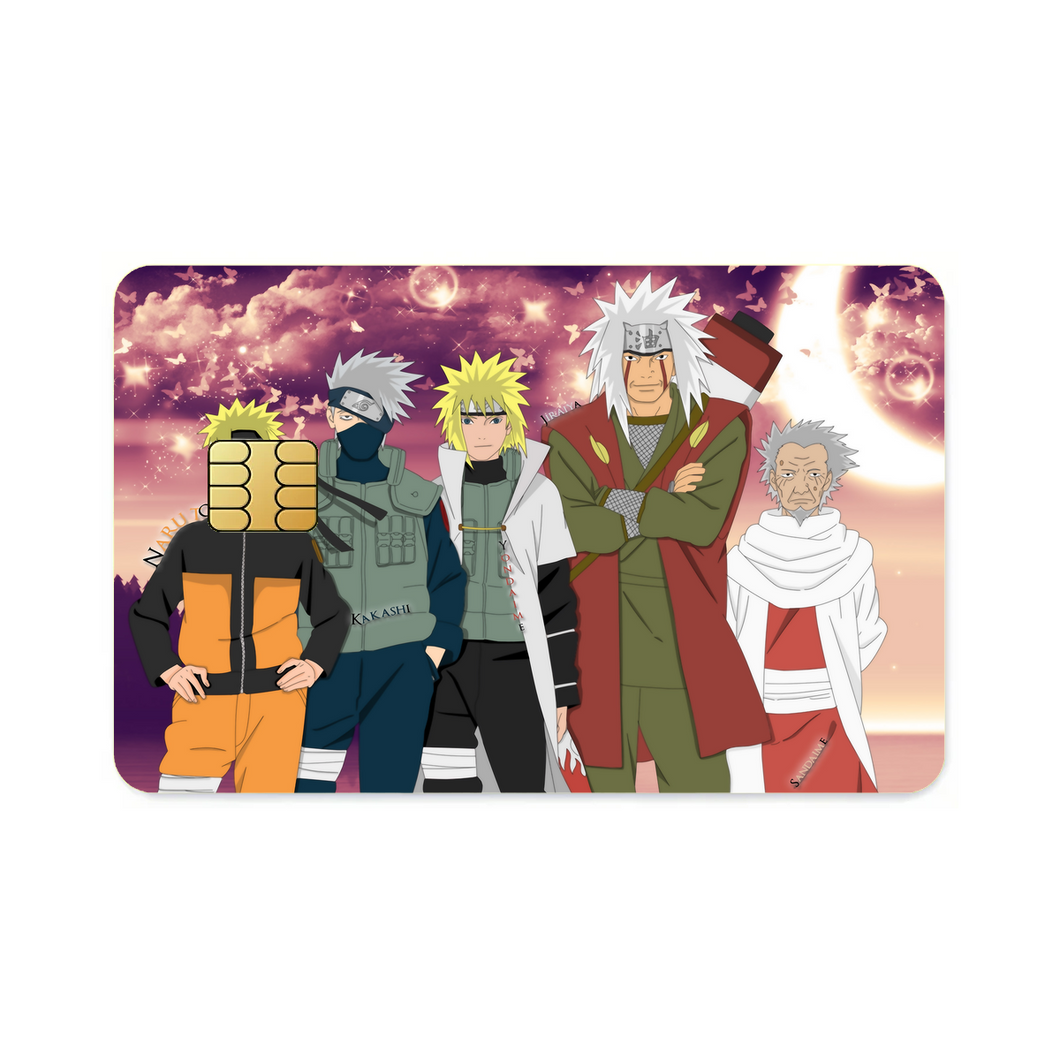 Anime Naruto  Credit Card Skins (4-in-1 Pack)