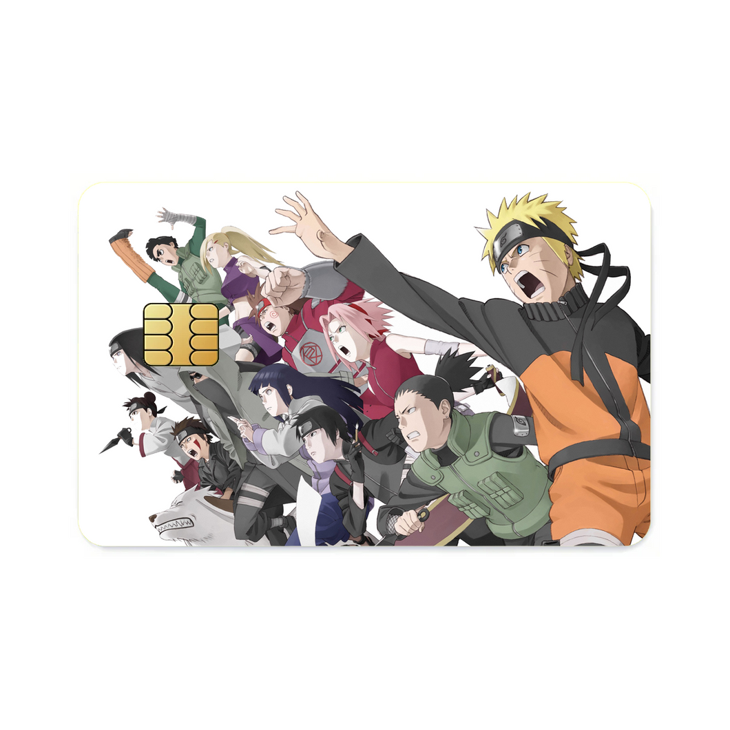 Anime Naruto Credit Card Skins (4-in-1 Pack)