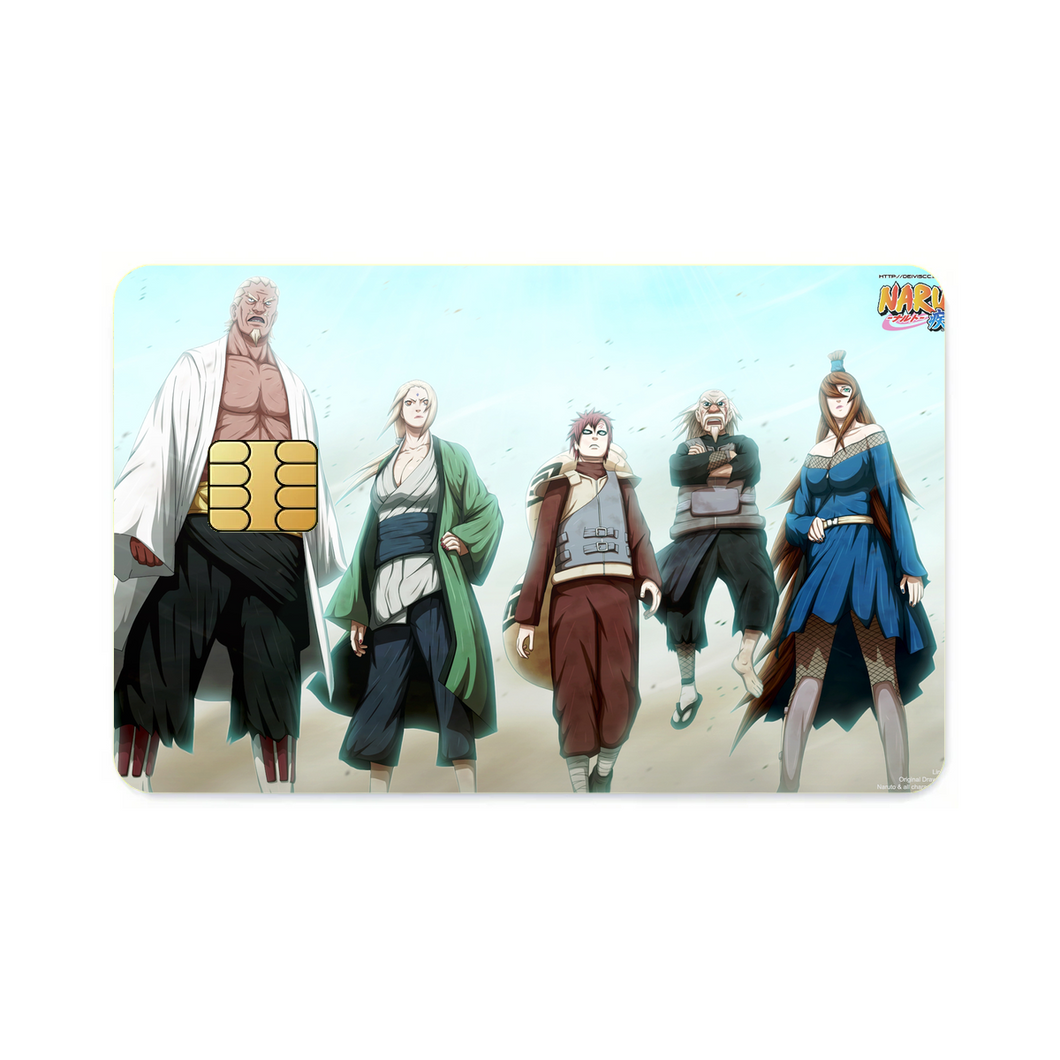 Anime Naruto  Credit Card Skins (4-in-1 Pack)