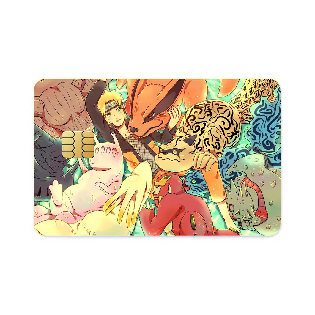 Anime Naruto  Credit Card Skins (4-in-1 Pack)