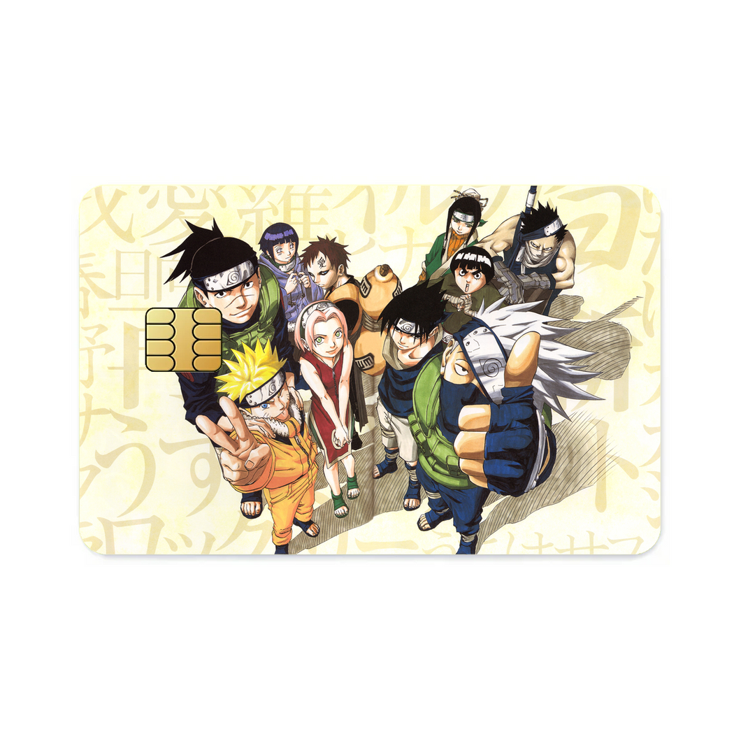 Anime Naruto  Credit Card Skins (4-in-1 Pack)